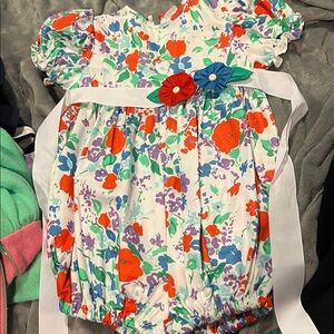 Vintage Girl Bubble Floral size 4t